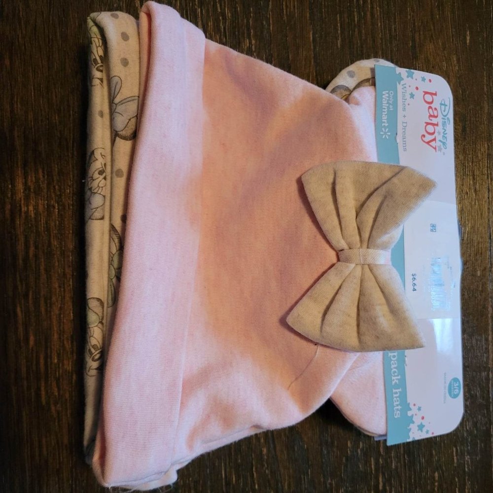 3 pk Disney Baby hats